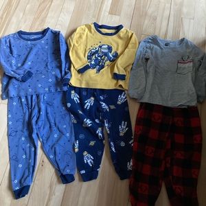 3 pajamas (pekkle + tag)